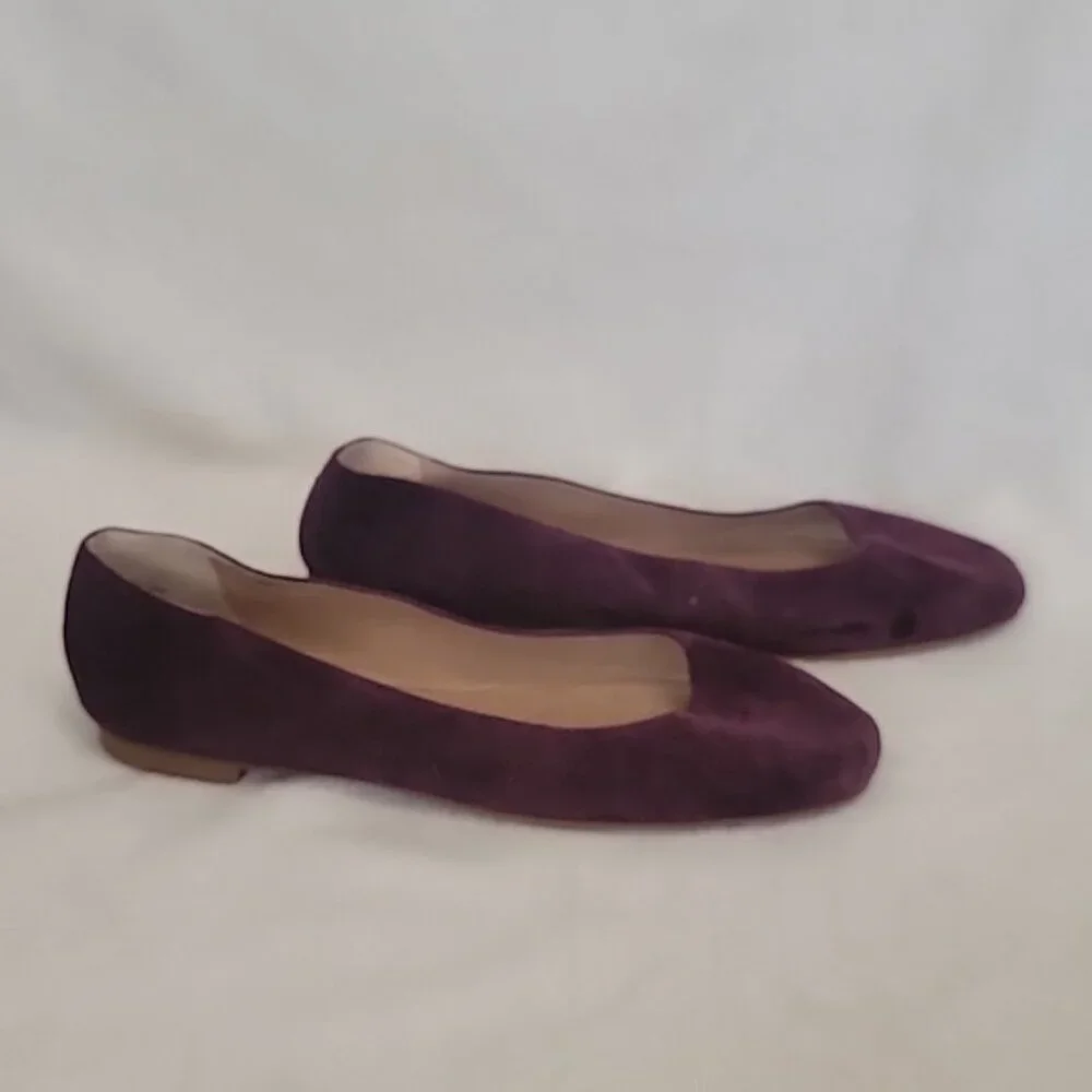 J. Jill Maroon Flats Size 9 - Picture 3 of 9